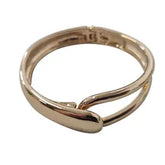 Bangle Hinged Half Open – Gold